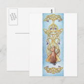 Art Nouveau Fairy Cat Briefkaart (Voorkant / Achterkant)