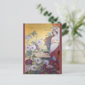 Art Nouveau Fantasy 1 Briefkaart (Staand voorkant)