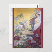 Art Nouveau Fantasy 1 Briefkaart (Voorkant / Achterkant)