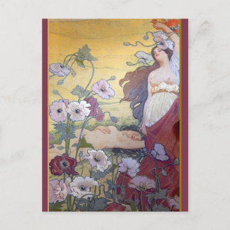 Art Nouveau Fantasy 1 Briefkaart