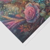 Art Nouveau Fantasy Forest Wasbeer Decoupage Tissuepapier (Detail)