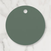 Art Nouveau Favoriet Gift Label (Achterkant)