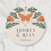 Art Nouveau Favoriet Gift Label (Voorkant)