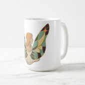 Art Nouveau Fee Sticker  Koffiemok (Voorkant rechts)