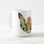 Art Nouveau Fee Sticker  Koffiemok (Voorkant links)