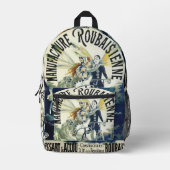  Art Nouveau feeën, fiets Pierrot Moon Bedrukte Rugzak (Voorkant)