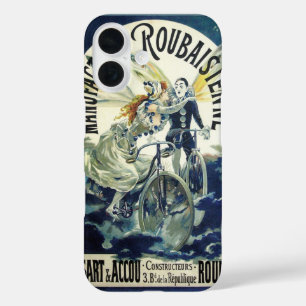  Art Nouveau feeën, fiets Pierrot Moon iPhone 16 Hoesje