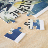  Art Nouveau feeën, fiets Pierrot Moon Legpuzzel (Zijkant)