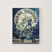 Art Nouveau feeën, fiets Pierrot Moon Legpuzzel (Verticaal)