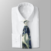  Art Nouveau feeën, fiets Pierrot Moon Stropdas (Gebonden)