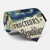  Art Nouveau feeën, fiets Pierrot Moon Stropdas (Opgerold)