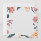 Art Nouveau Feestdagenkaart (Achterkant)