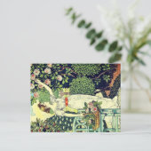 Art Nouveau Feestdagenkaart (Staand voorkant)