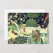 Art Nouveau Feestdagenkaart (Voorkant / Achterkant)