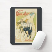  Art Nouveau, fietsen Gladiator-fietsen Muismat (Met muis)