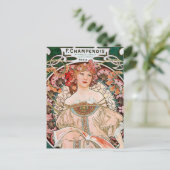 Art Nouveau Fine Art Briefkaart (Staand voorkant)