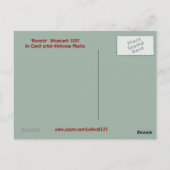 Art Nouveau Fine Art Briefkaart (Achterkant)