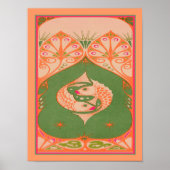 Art Nouveau Fish Print (Voorkant)