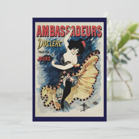 Art Nouveau Flamenco danser, Ambassadeurs (Staand voorkant)