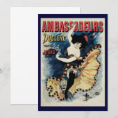 Art Nouveau Flamenco danser, Ambassadeurs (Voorkant / Achterkant)