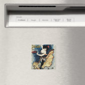  Art Nouveau Flamenco danser, Ambassadeurs Magneet (Insitu (Vaatwasser))