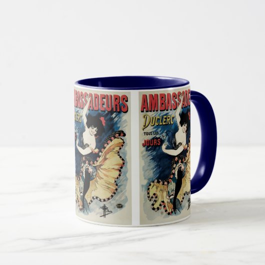 Art Nouveau Flamenco danser, Ambassadeurs Mok (Voorkant rechts)