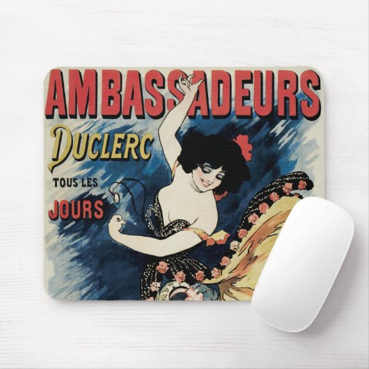  Art Nouveau Flamenco danser, Ambassadeurs Muismat (Met muis)