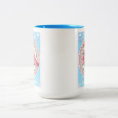 Art Nouveau Flamingo Mok (Center)