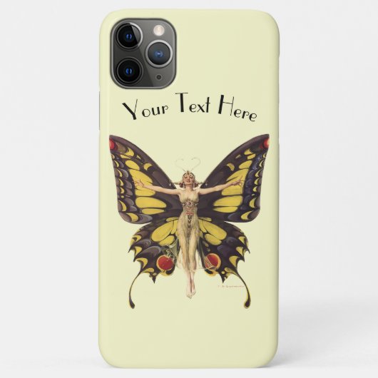 Art Nouveau 'Flapper' met vlinder vleugels uit het Case-Mate iPhone Case (Achterkant)