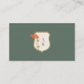  Art Nouveau Flat Place Card Plaatskaartje (Achterkant)