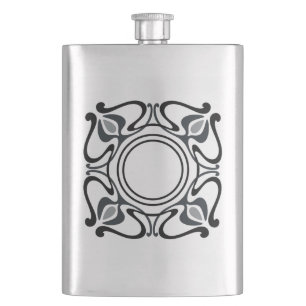 Art Nouveau Fles Heupfles