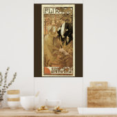 Art Nouveau Flirt Biscuits, Alphonse Mucha uit het Poster (Keuken)