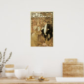 Art Nouveau Flirt Biscuits, Alphonse Mucha uit het Poster (Keuken)
