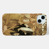  art nouveau flirt koekjes, Alphonse Mucha Case-Mate iPhone Case (Achterkant (horizontaal))