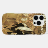  art nouveau flirt koekjes, Alphonse Mucha Case-Mate iPhone Case (Achterkant (horizontaal))