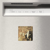  art nouveau flirt koekjes, Alphonse Mucha Magneet (Insitu (Vaatwasser))