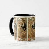  art nouveau flirt koekjes, Alphonse Mucha Mok (Voorkant links)