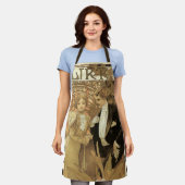  art nouveau flirt koekjes, Alphonse Mucha Schort (Gedragen)