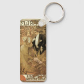  art nouveau flirt koekjes, Alphonse Mucha Sleutelhanger (Achterkant)