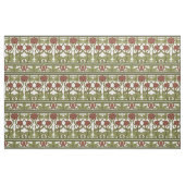 Art Nouveau Floral Border Frieze Pattern Stof (Fat Quarter)