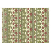 Art Nouveau Floral Border Frieze Pattern Tafelkleed (Voorkant (Horizontaal))