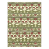 Art Nouveau Floral Border Frieze Pattern Tafelkleed (Voorkant)