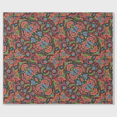 Art nouveau floral Christopher dresser jacquard Cadeaupapier (Vlak)