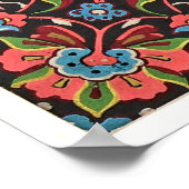 Art nouveau floral Christopher dresser jacquard Poster (Hoek)