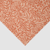 Art Nouveau Floral Damask, Mandarin Oranje Tissuepapier (Detail)