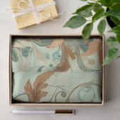 Art Nouveau Floral Decoupage Tissue Paper Tissuepapier (Geschenk)