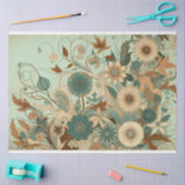 Art Nouveau Floral Decoupage Tissue Paper Tissuepapier (Craft)