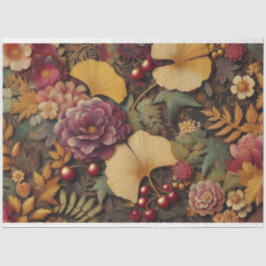 Art Nouveau Floral Decoupage Tissue Paper Tissuepapier