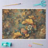 Art Nouveau Floral Decoupage Tissue Paper Tissuepapier (Craft)