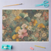 Art Nouveau Floral Decoupage Tissue Paper Tissuepapier (Craft)